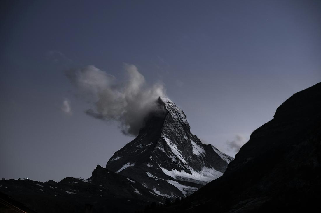 The Matterhorn at dusk, Zermatt, Switzerland